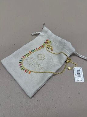 Kendra Scott Kayla Gold Strand Necklace in Multi Mix